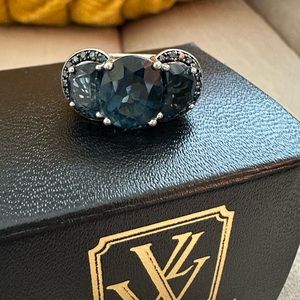 London Blue Topaz Statement Ring
